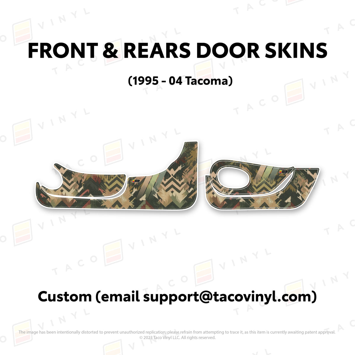 1995-04 Tacoma Door Skins (Lower Section)
