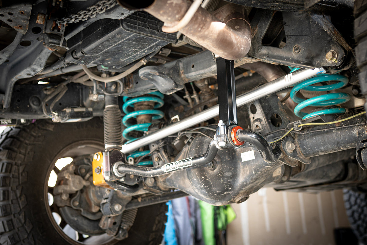 KDSS Rear Sway Bar Drop Kit — upgraded billet fixed link for lifted KDSS 4Runners