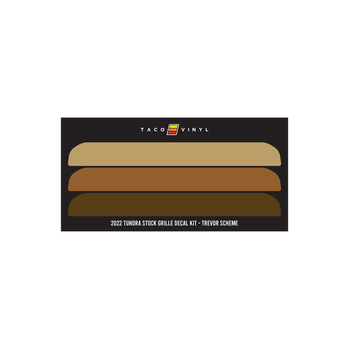 2022+ Tundra Offroad Grille Decal