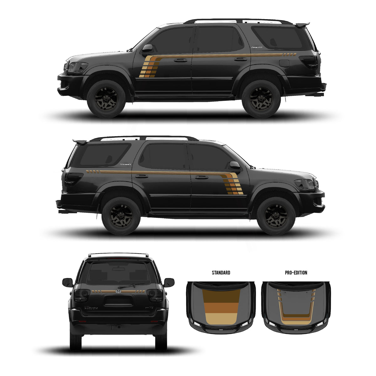 2001–07 Sequoia Checkered Stripe Kit