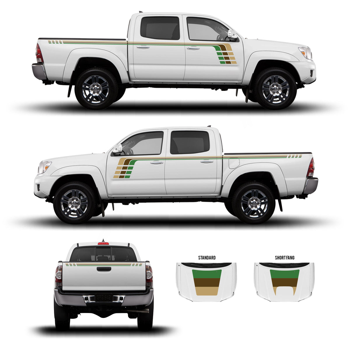 2005-15 Tacoma Checkered Stripe Kit