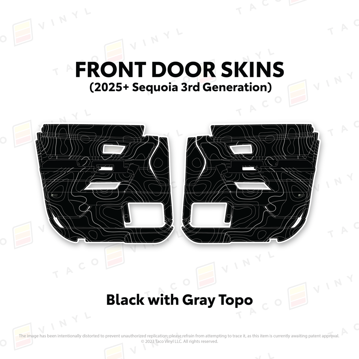 2023+ Sequoia Door Skins