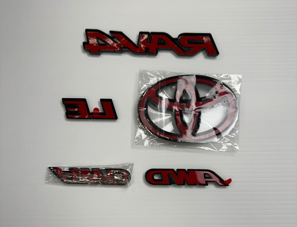 Plastic Overlays for 2019-24 Rav4