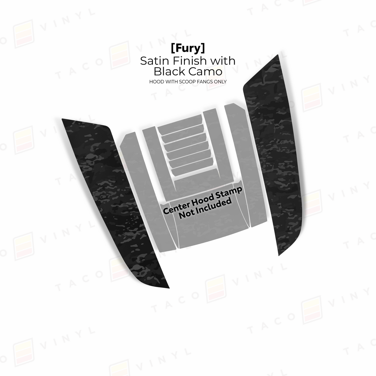 2024+ Tacoma/2025+ 4Runner Fury Hood Scoop Stamp