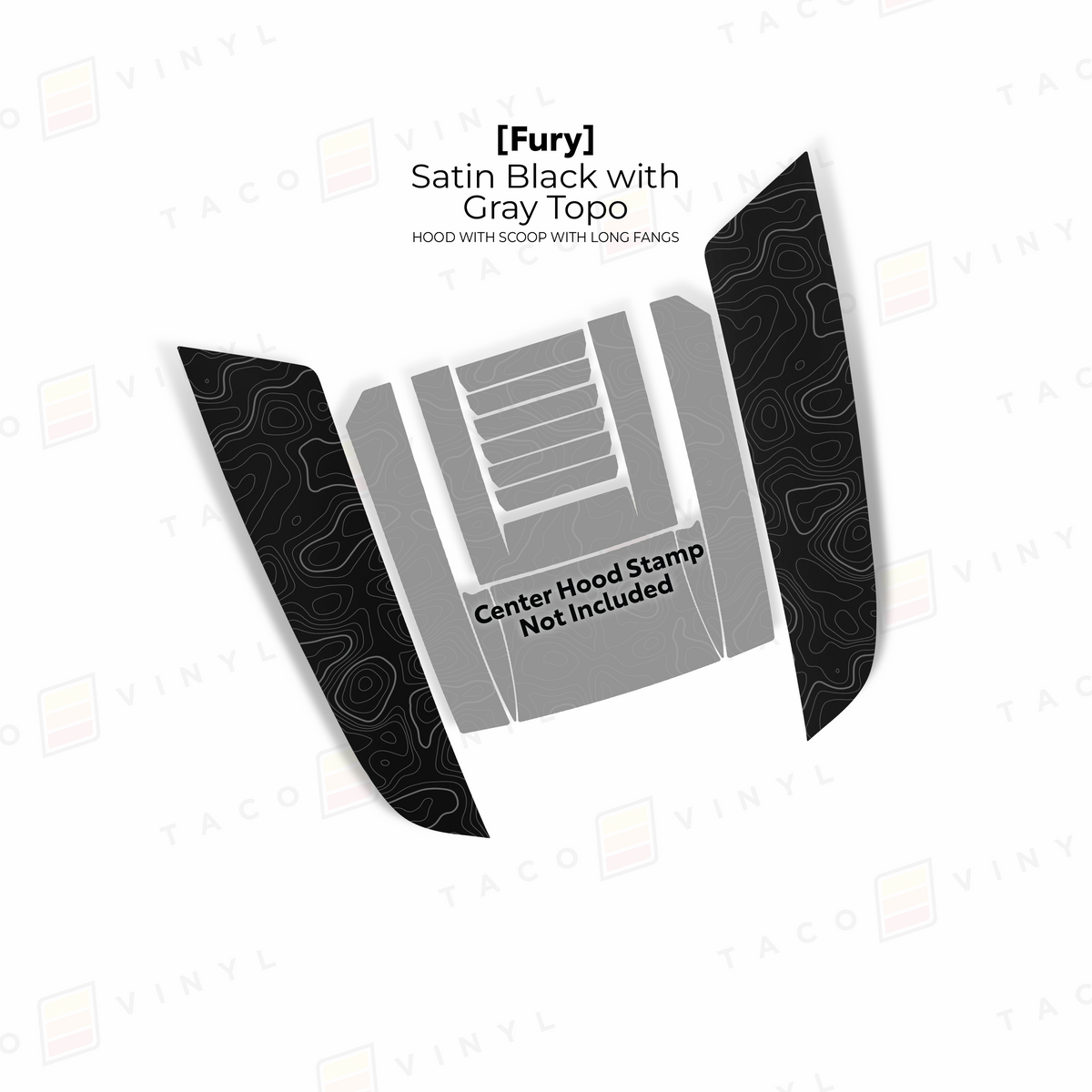 2024+ Tacoma/2025+ 4Runner Fury Hood Scoop Stamp