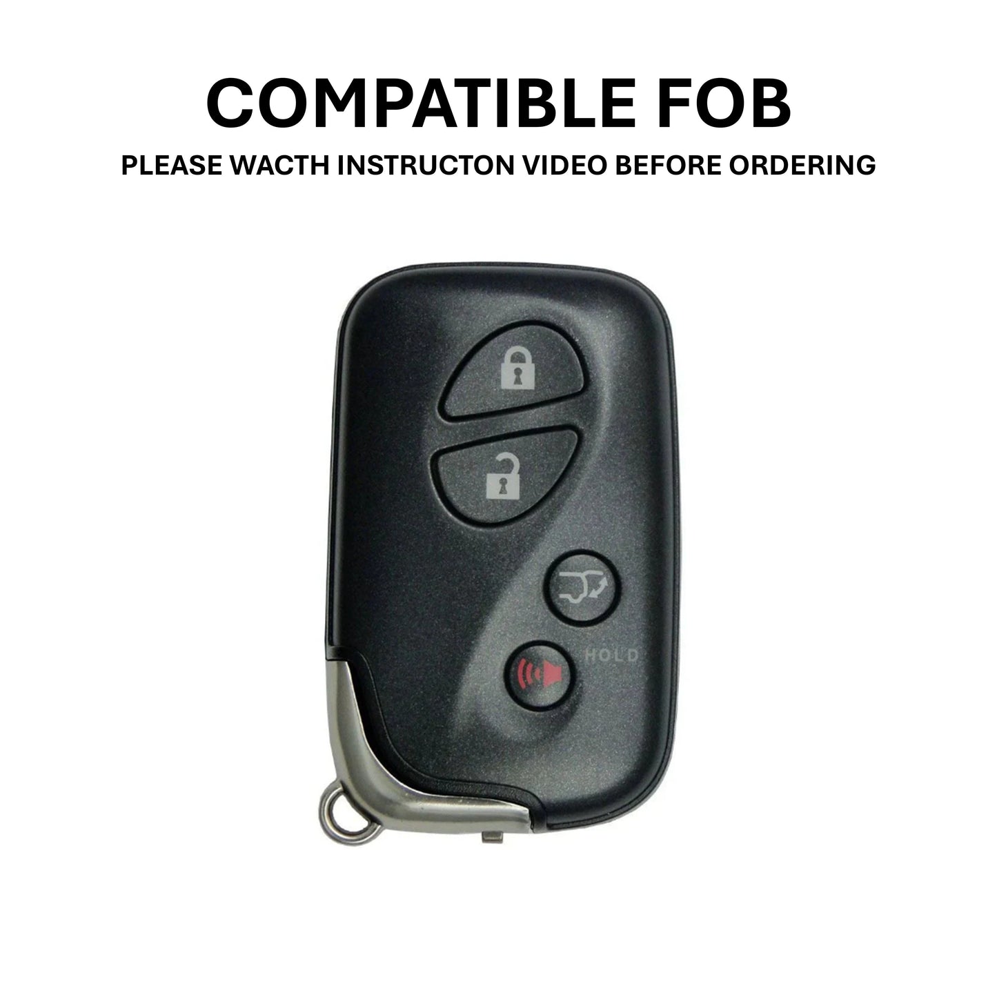 Injection Fob IF015 (2010-2019 5th Gen 4Runner LIMITED) - BLACK