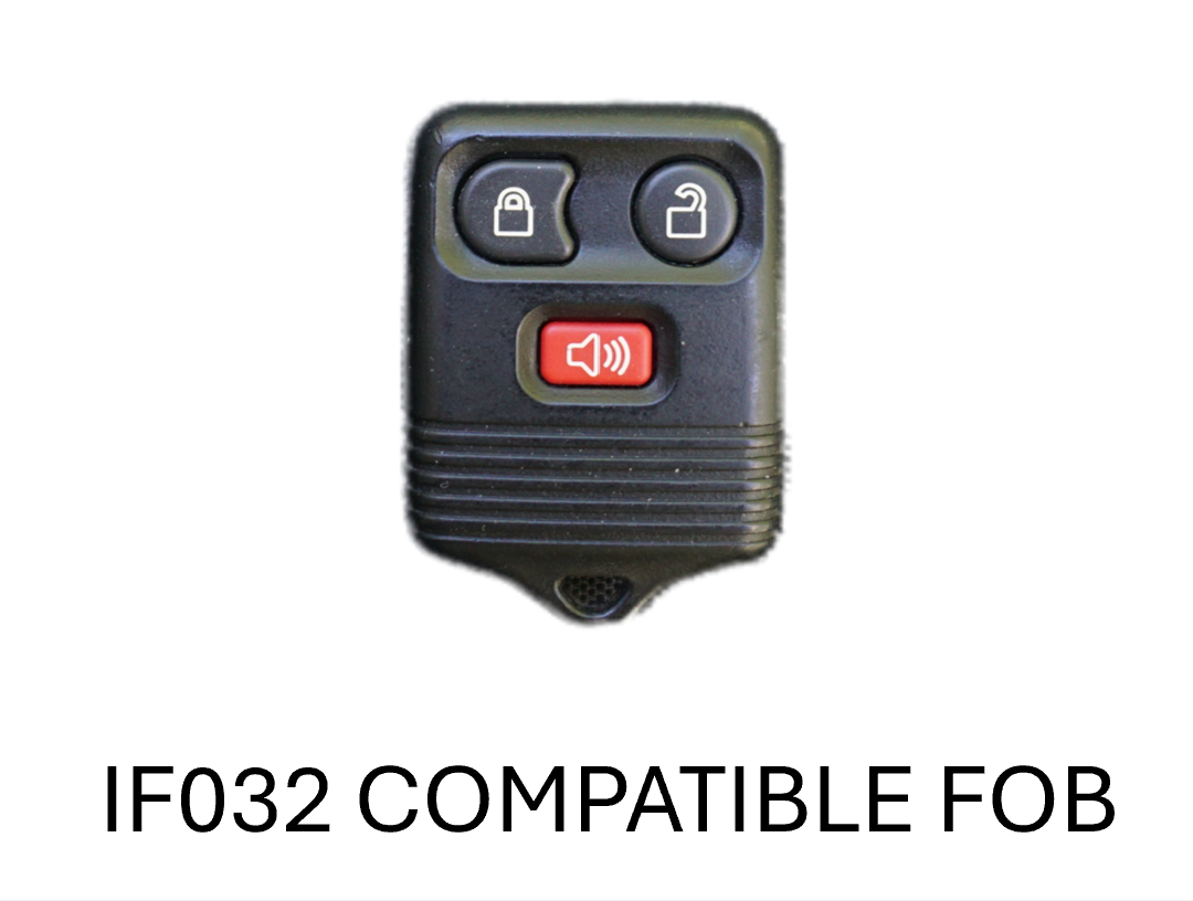 Injection Fob IF032 (Ford 3 Button) - WHITE