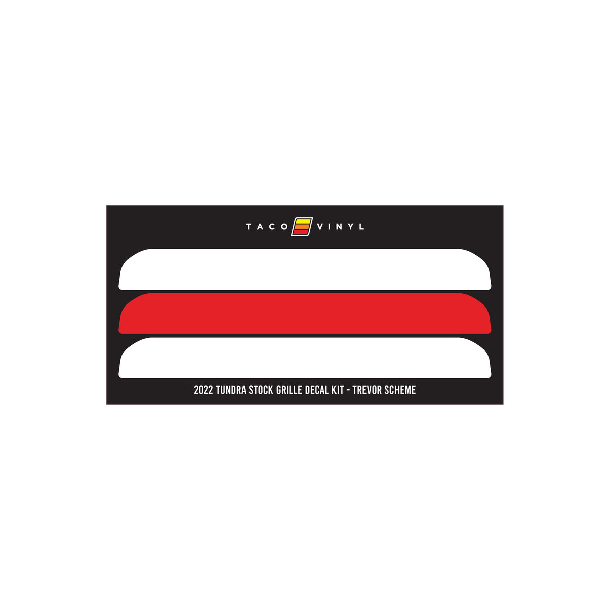 2022+ Tundra Offroad Grille Decal
