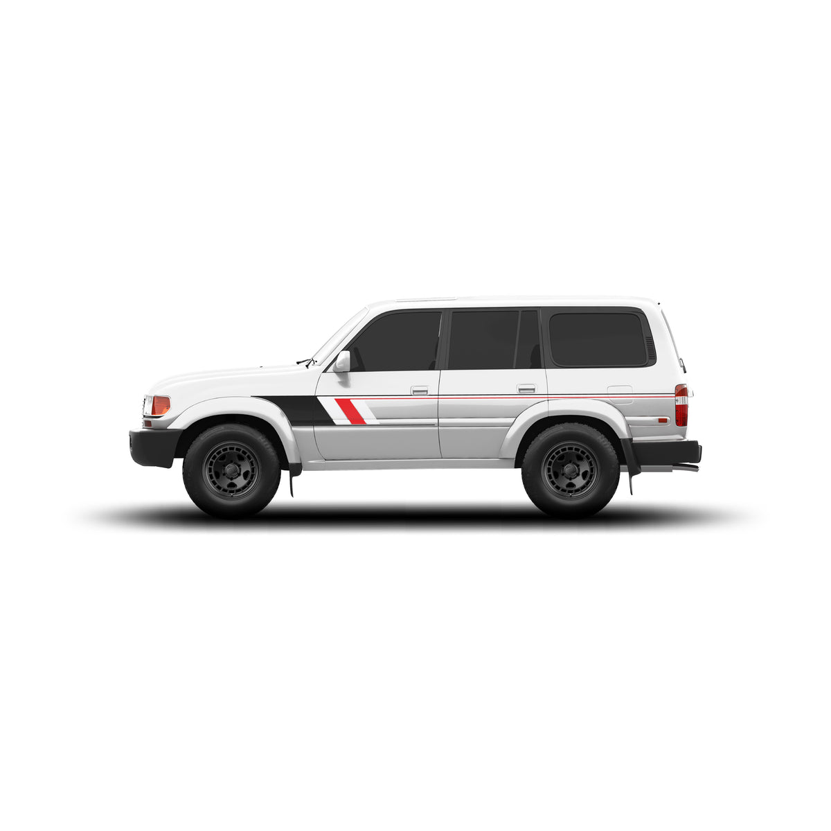 80 Series Land Cruiser Checkered Stripe Kit