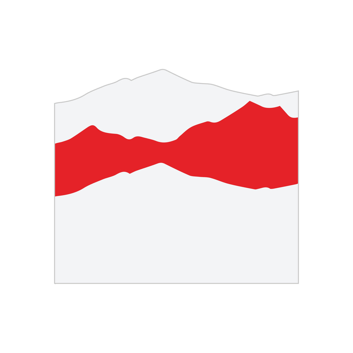 Sunset Mountain Decal