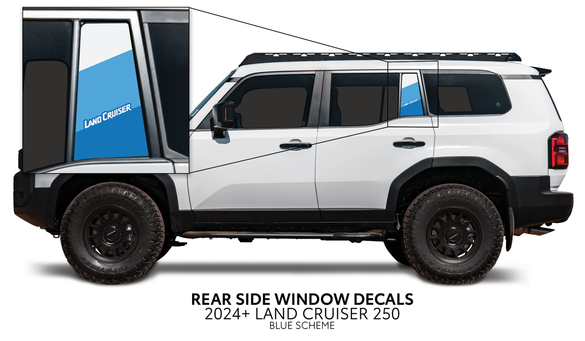 2024+ Land Cruiser 250 Rear Side Window Decal