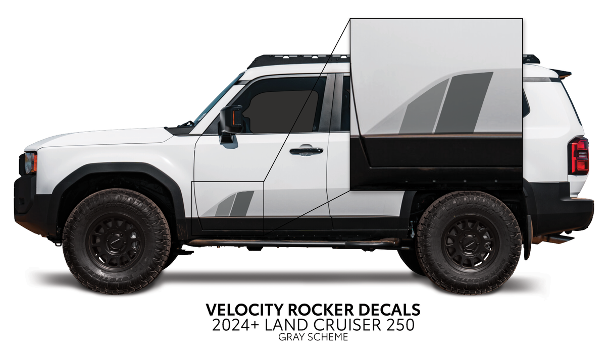 2024+ Land Cruiser 250 Velocity Lower Rocker Decals