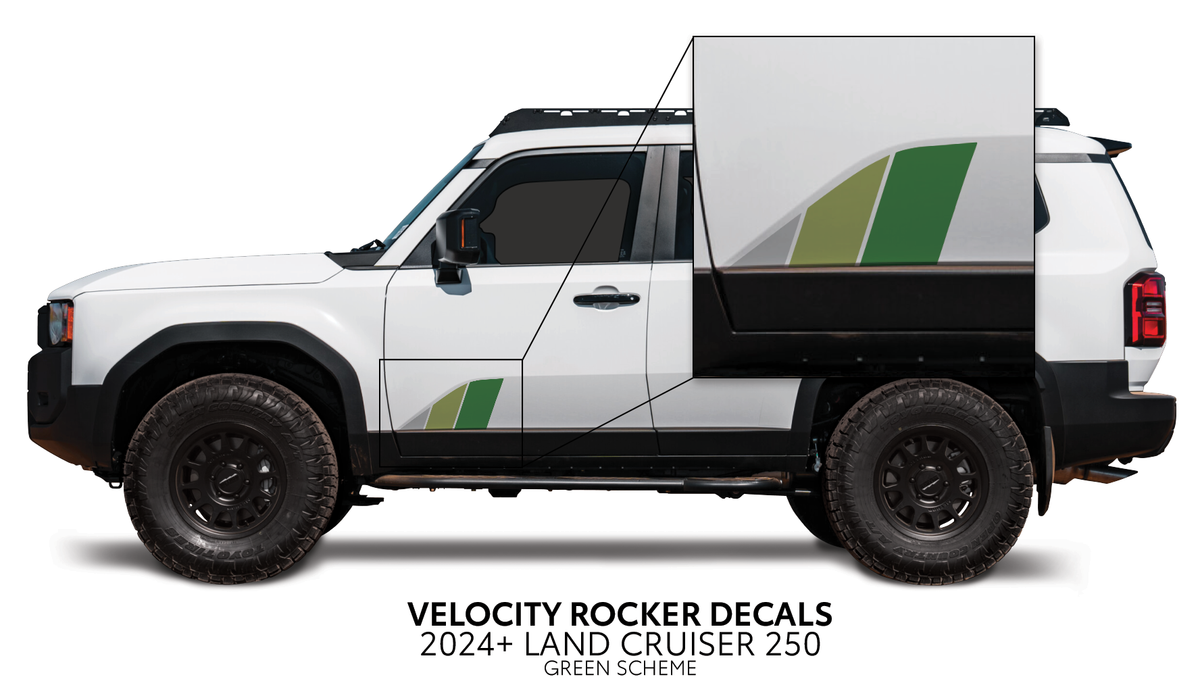 2024+ Land Cruiser 250 Velocity Lower Rocker Decals