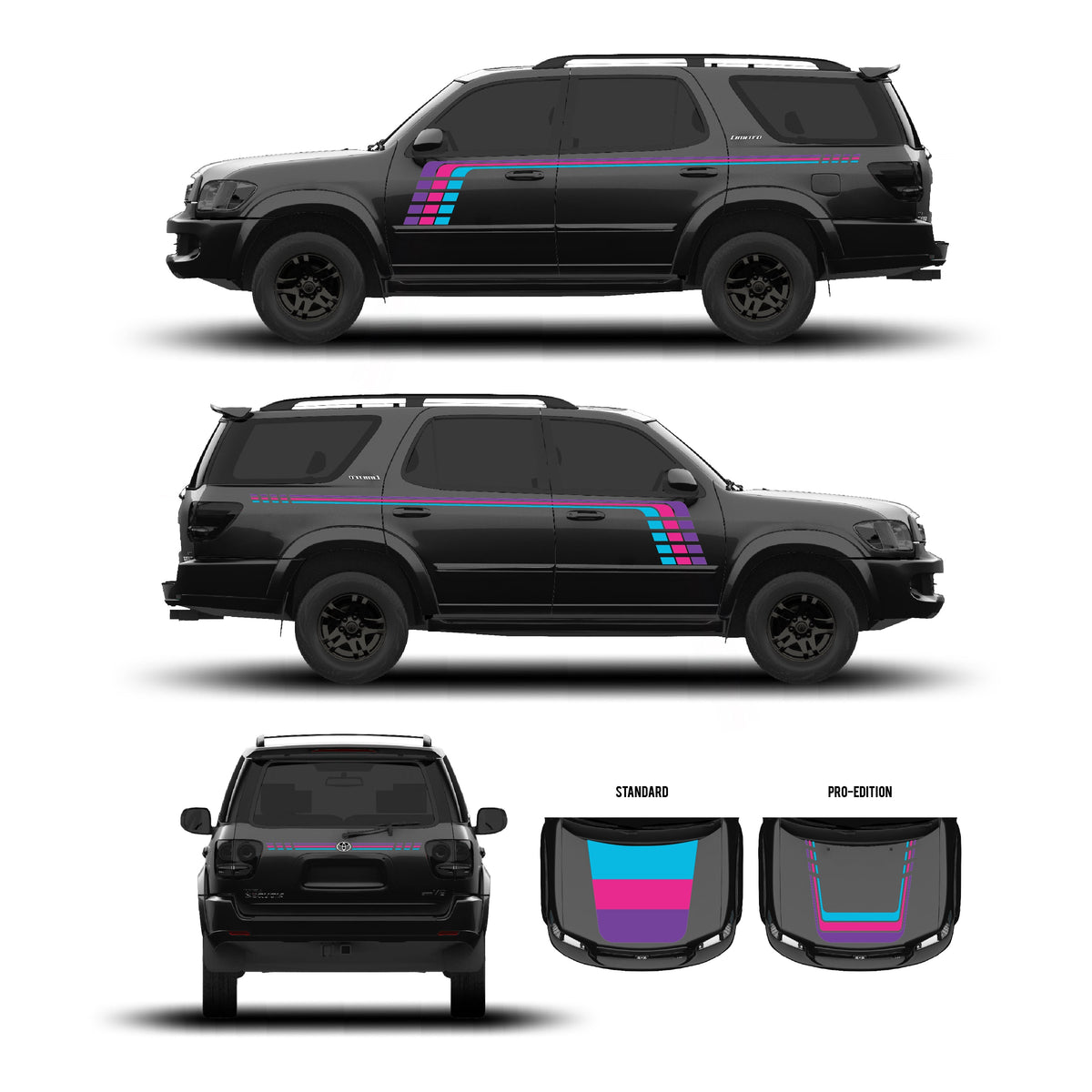 2001–07 Sequoia Checkered Stripe Kit