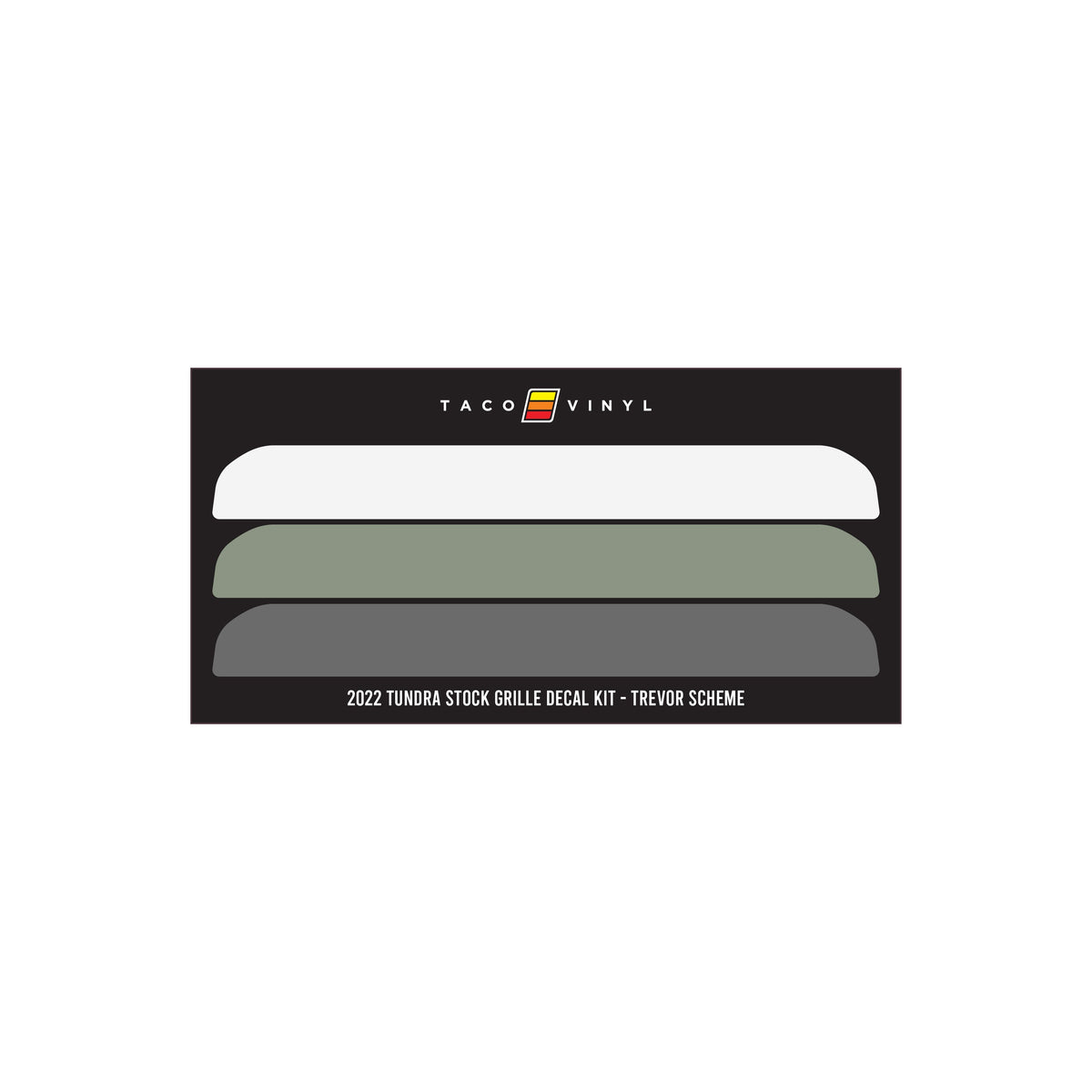 2022+ Tundra Offroad Grille Decal
