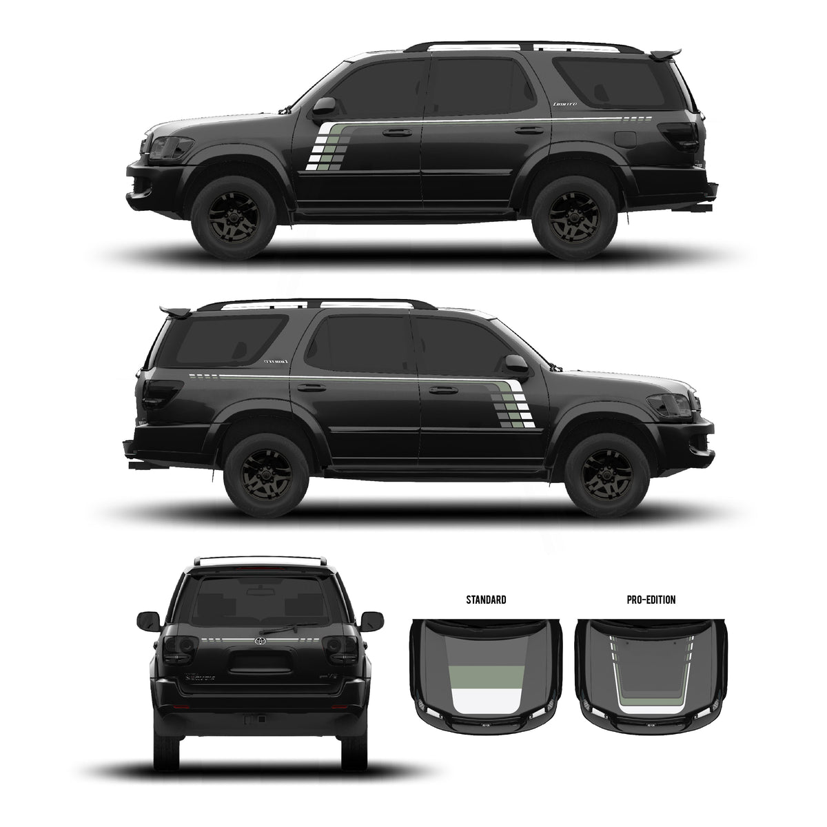2001–07 Sequoia Checkered Stripe Kit