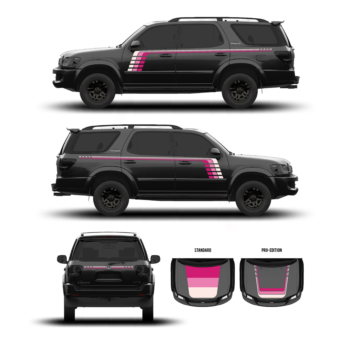 2001–07 Sequoia Checkered Stripe Kit