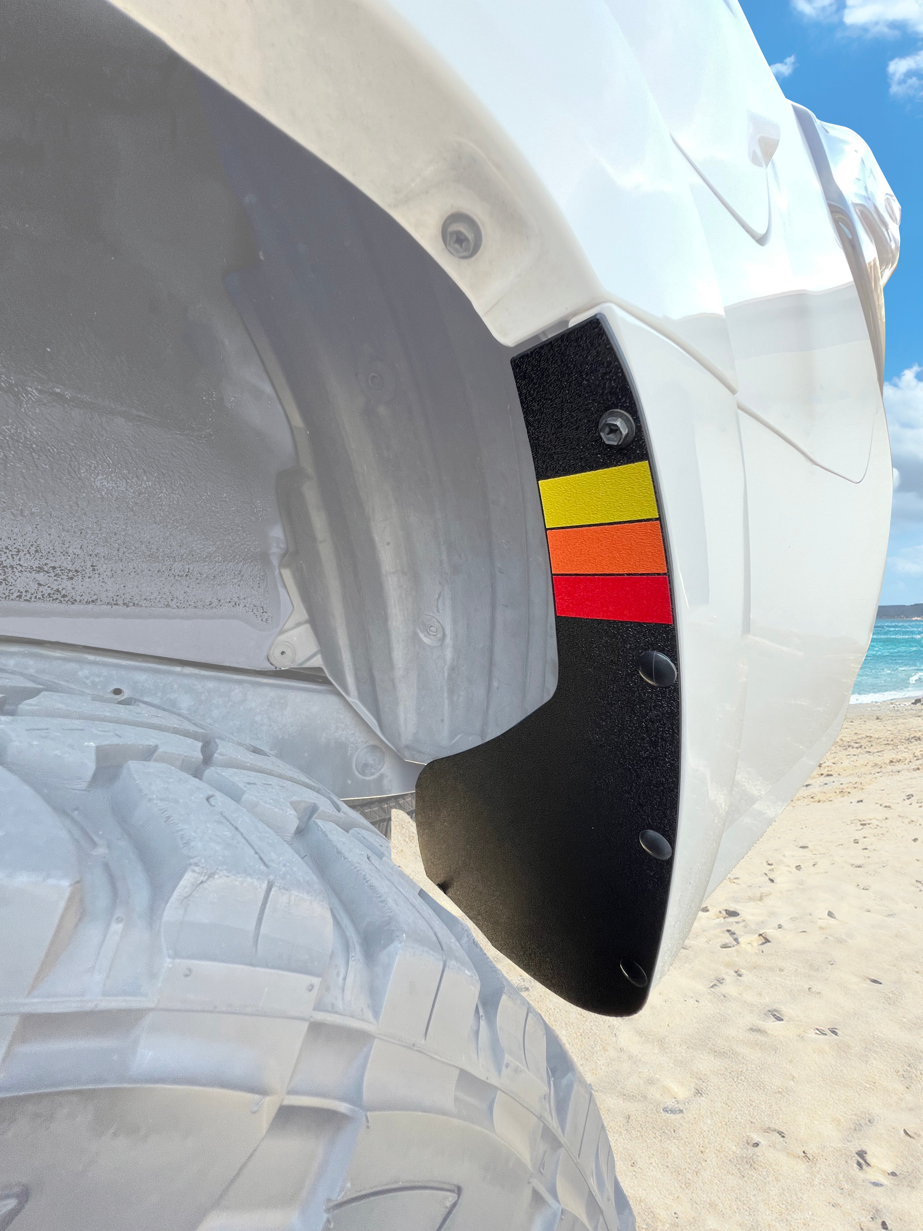 TUFSKINZ rear mud flap delete kit for 5th gen Toyota 4Runner