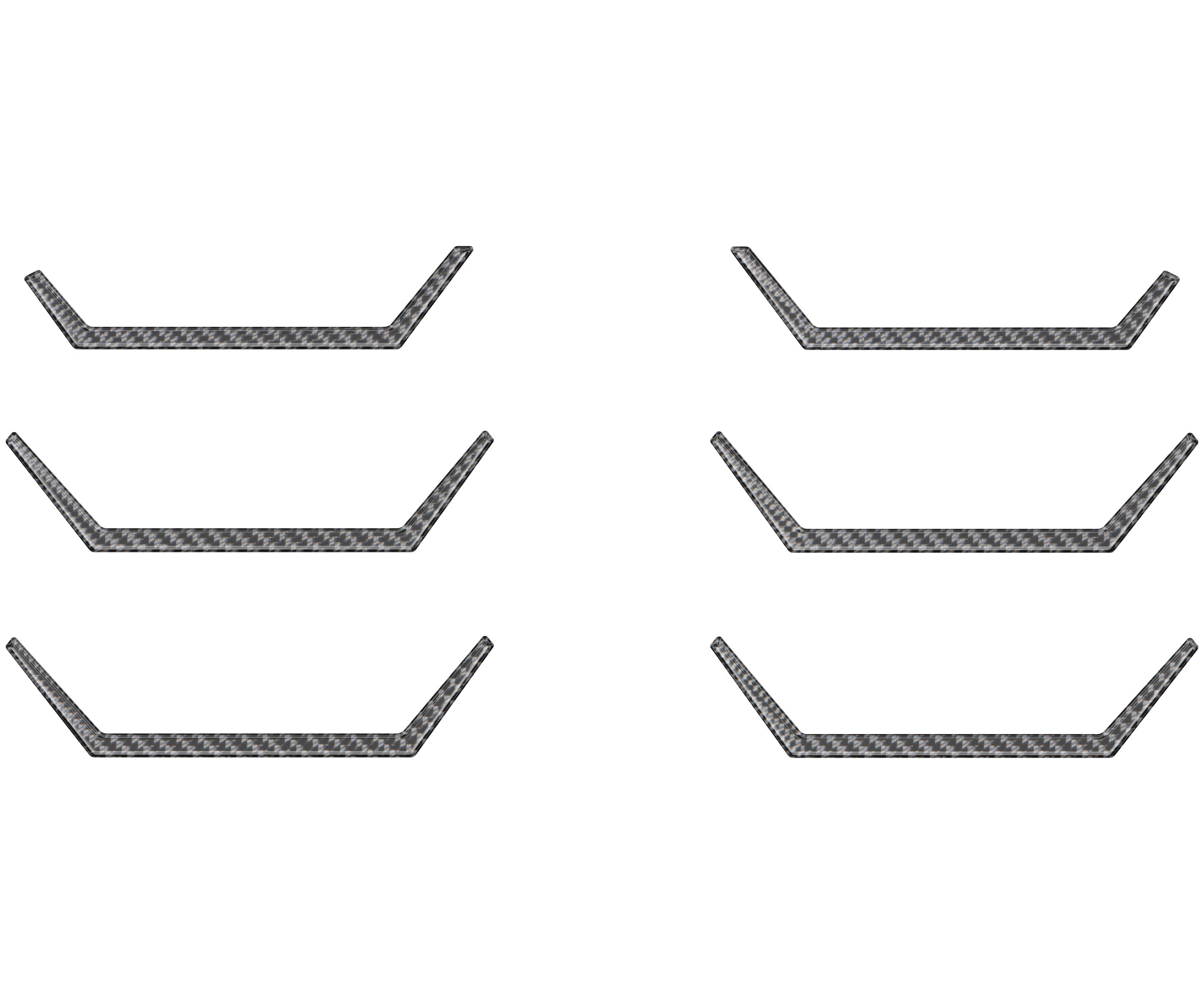 TUFSKINZ TRD grille line accent trim for 2025-2027 Toyota 4Runner