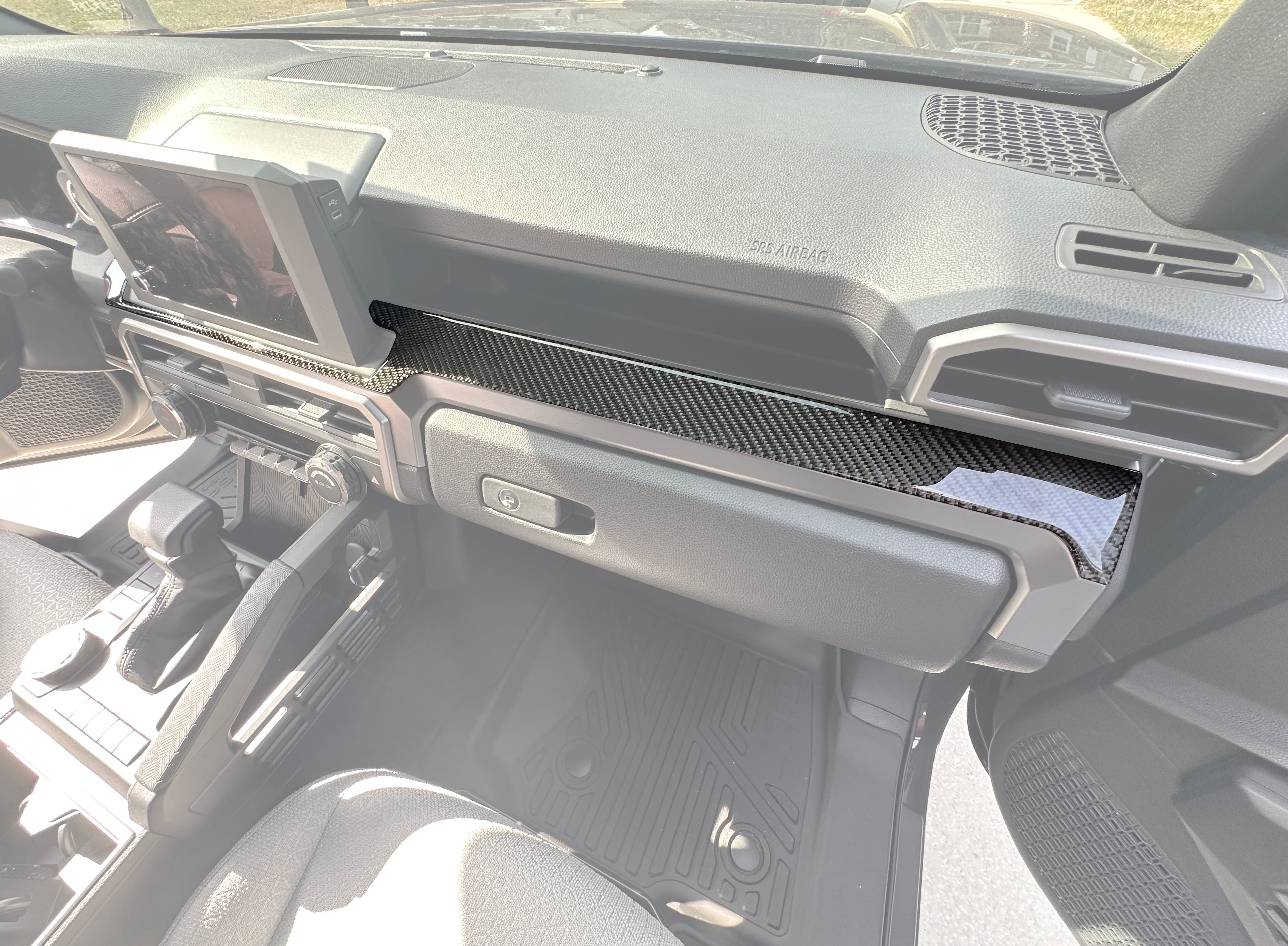 TUFSKINZ display screen accent trim for 2025-2026 Toyota 4Runner