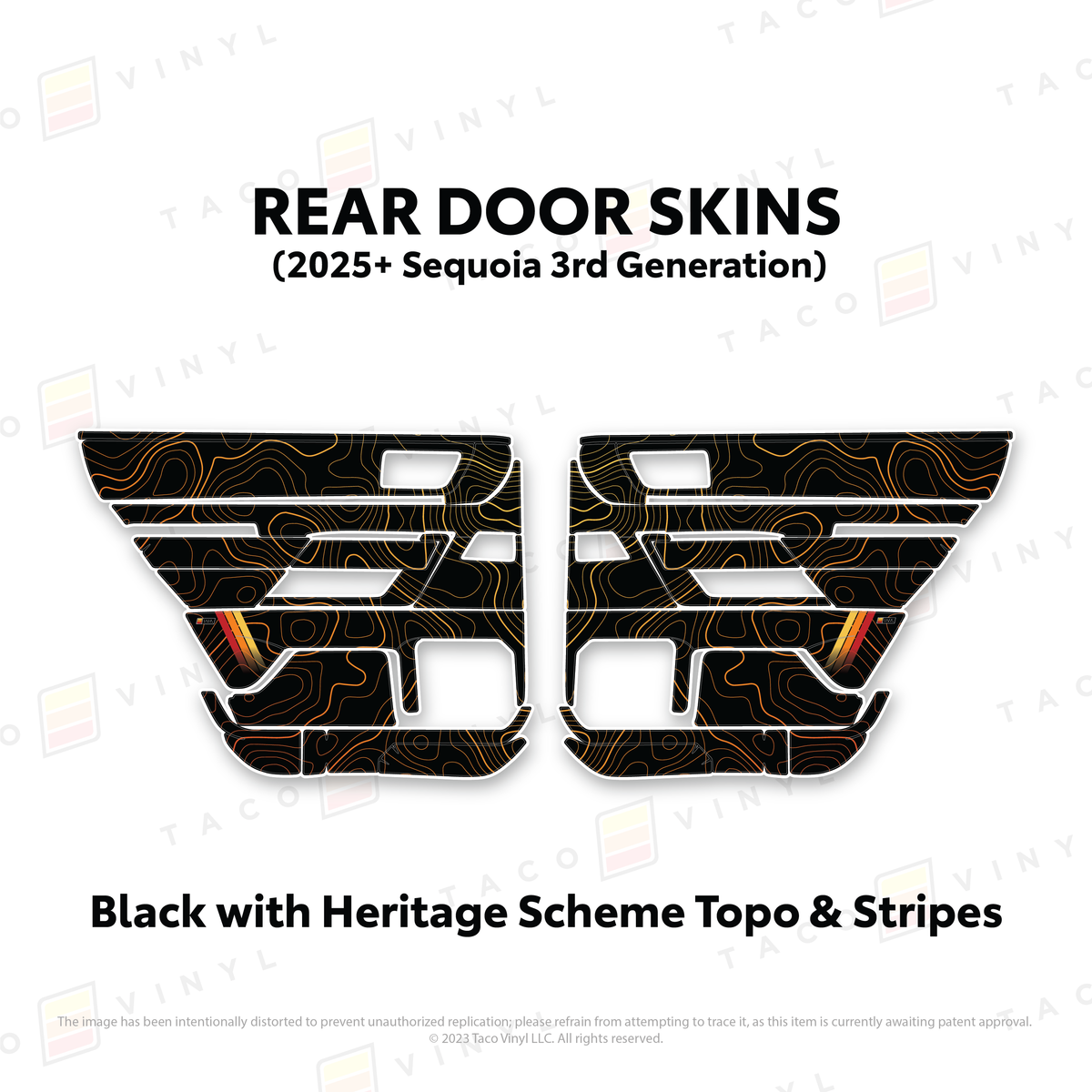 2023+ Sequoia Door Skins