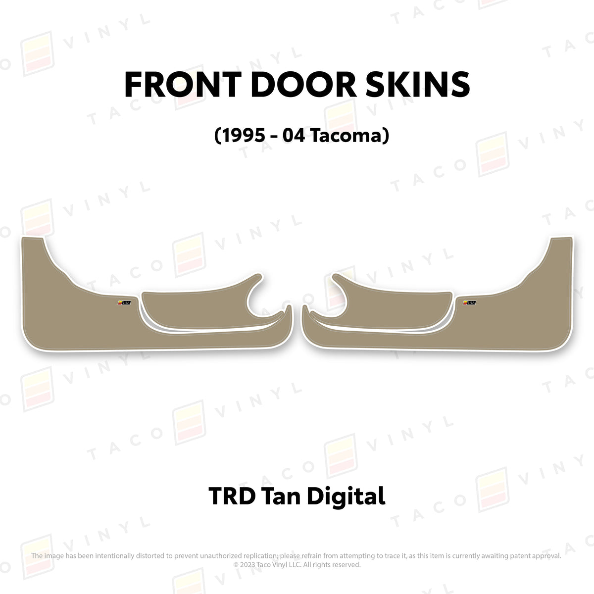 1995-04 Tacoma Door Skins (Lower Section)