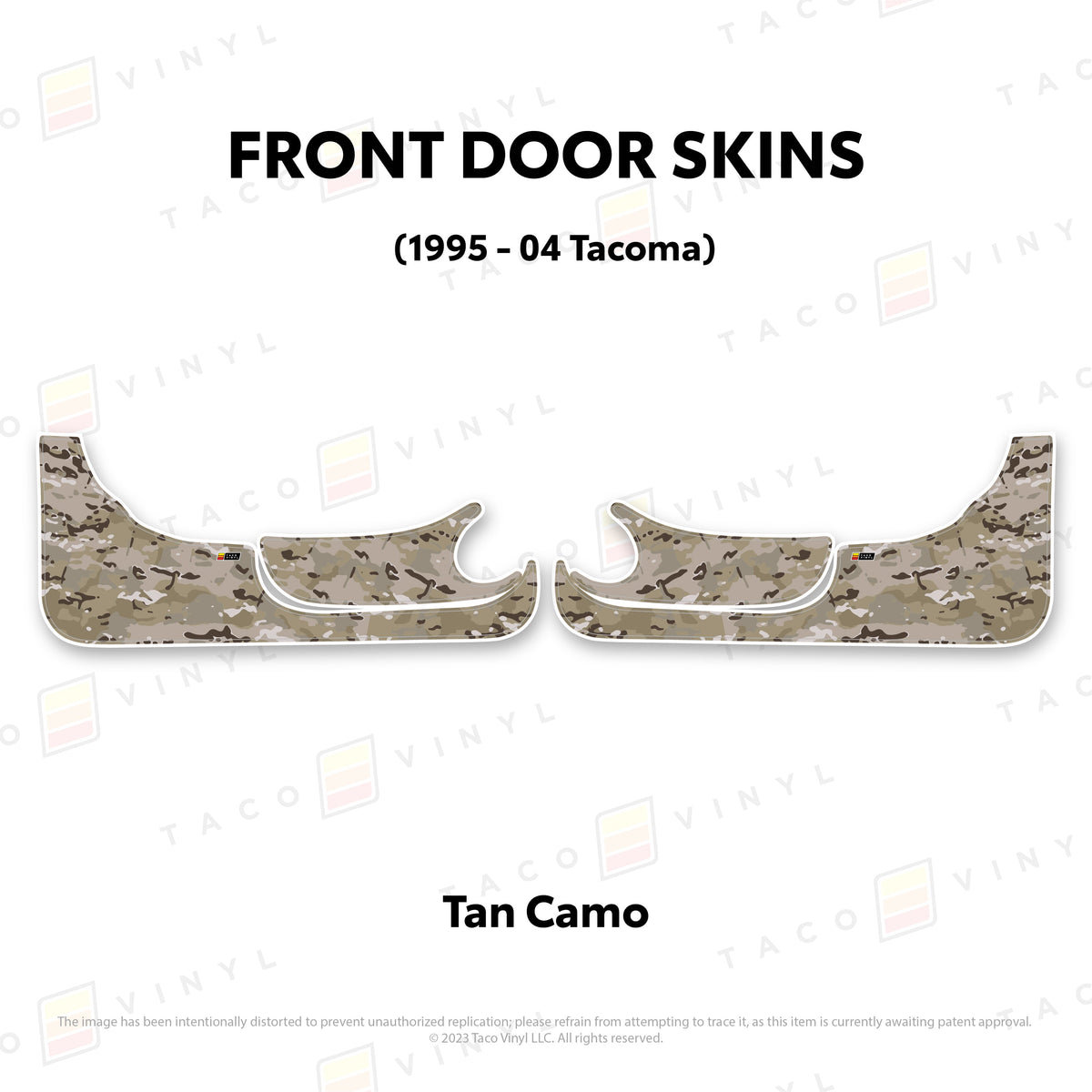 1995-04 Tacoma Door Skins (Lower Section)