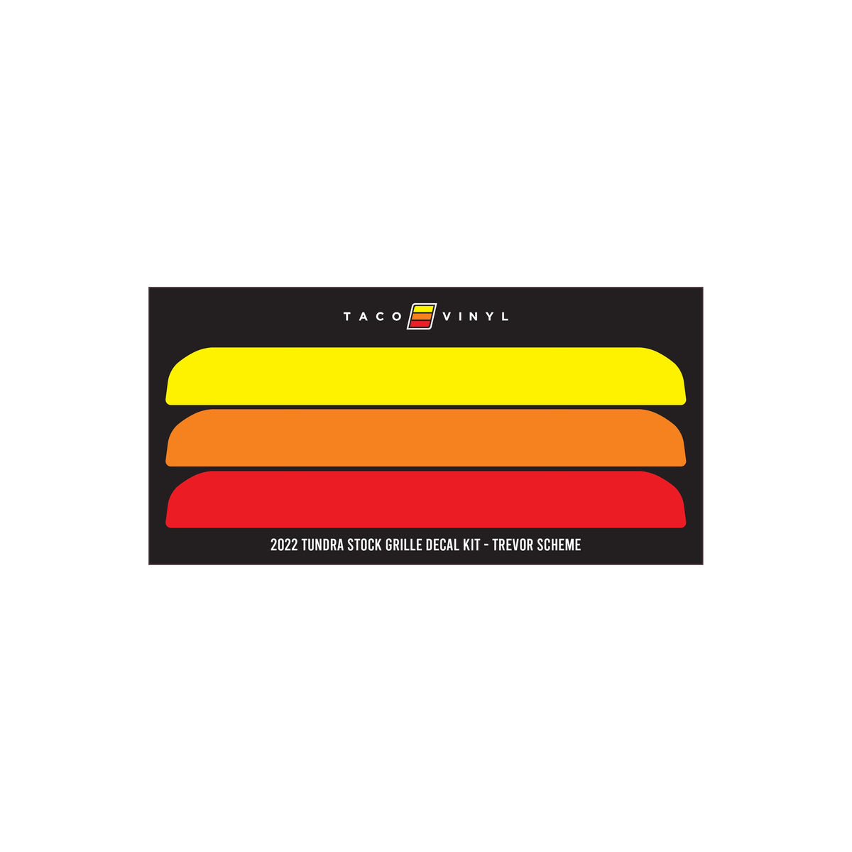 2022+ Tundra Offroad Grille Decal