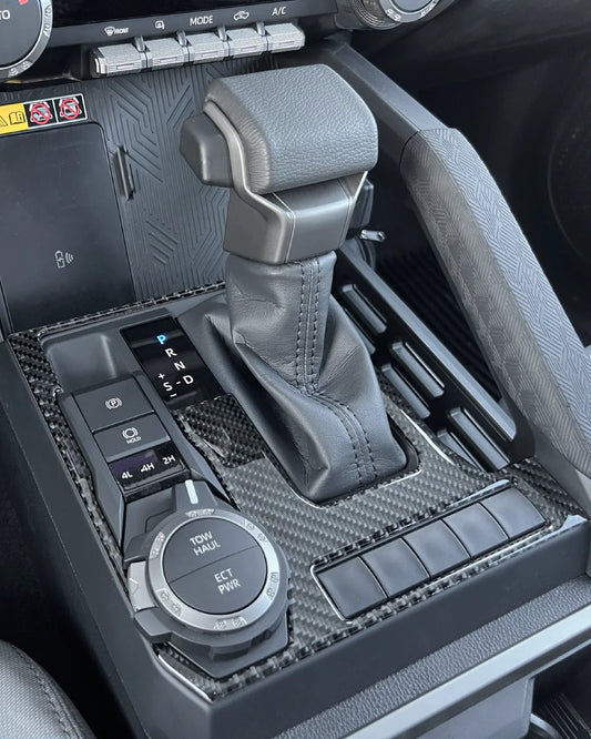 Tufskinz Center Console Overlay in Carbon Fiber for 2025+ Toyota 4Runner