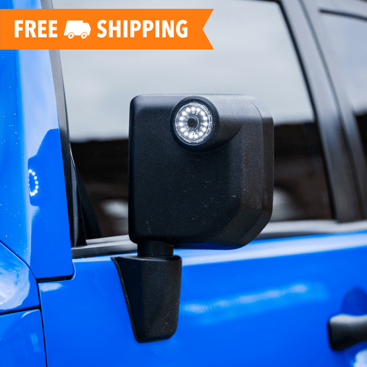 KC Cyclone Mirror Light Kit - 2007-2014 FJ Cruiser