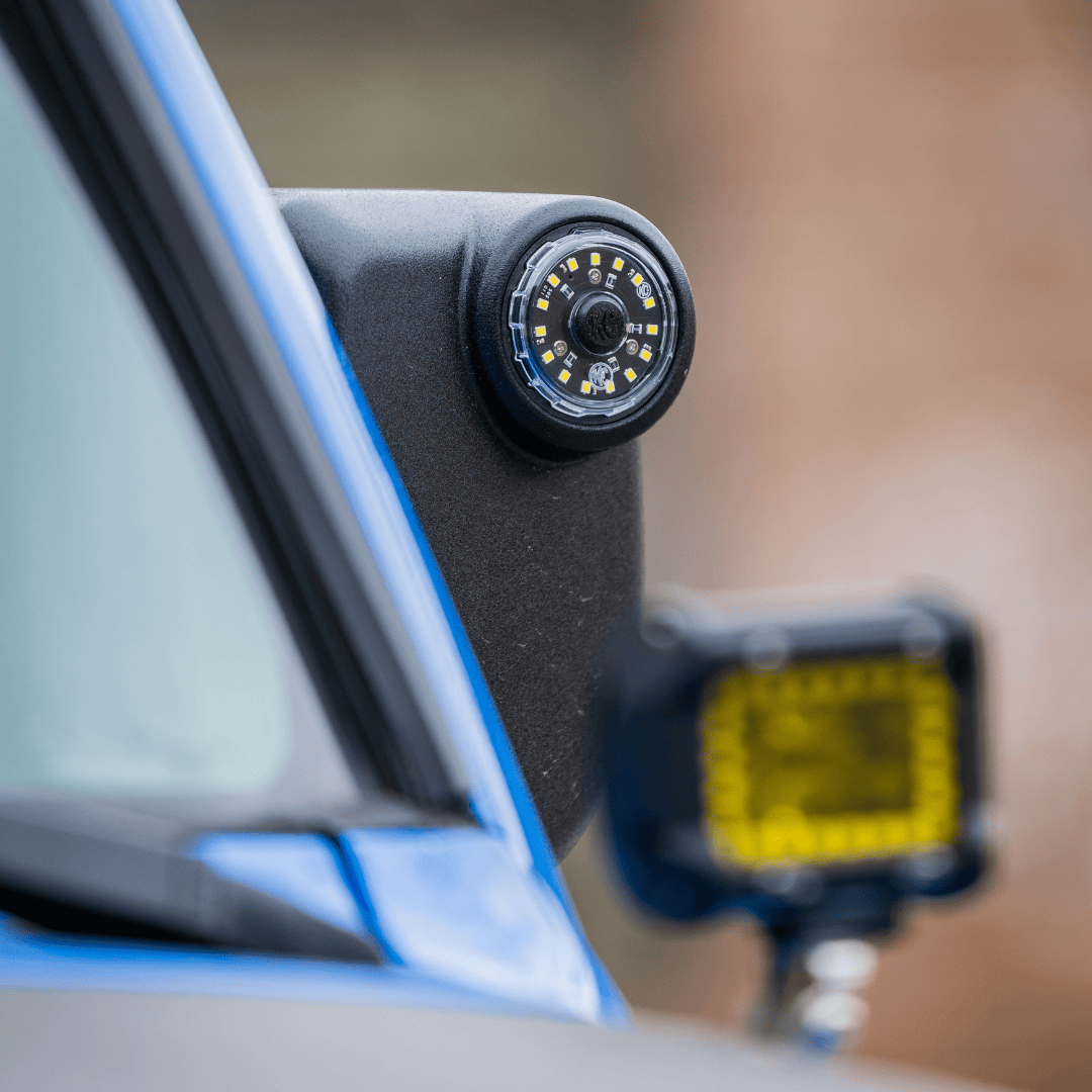 KC Cyclone Mirror Light Kit - 2007-2014 FJ Cruiser