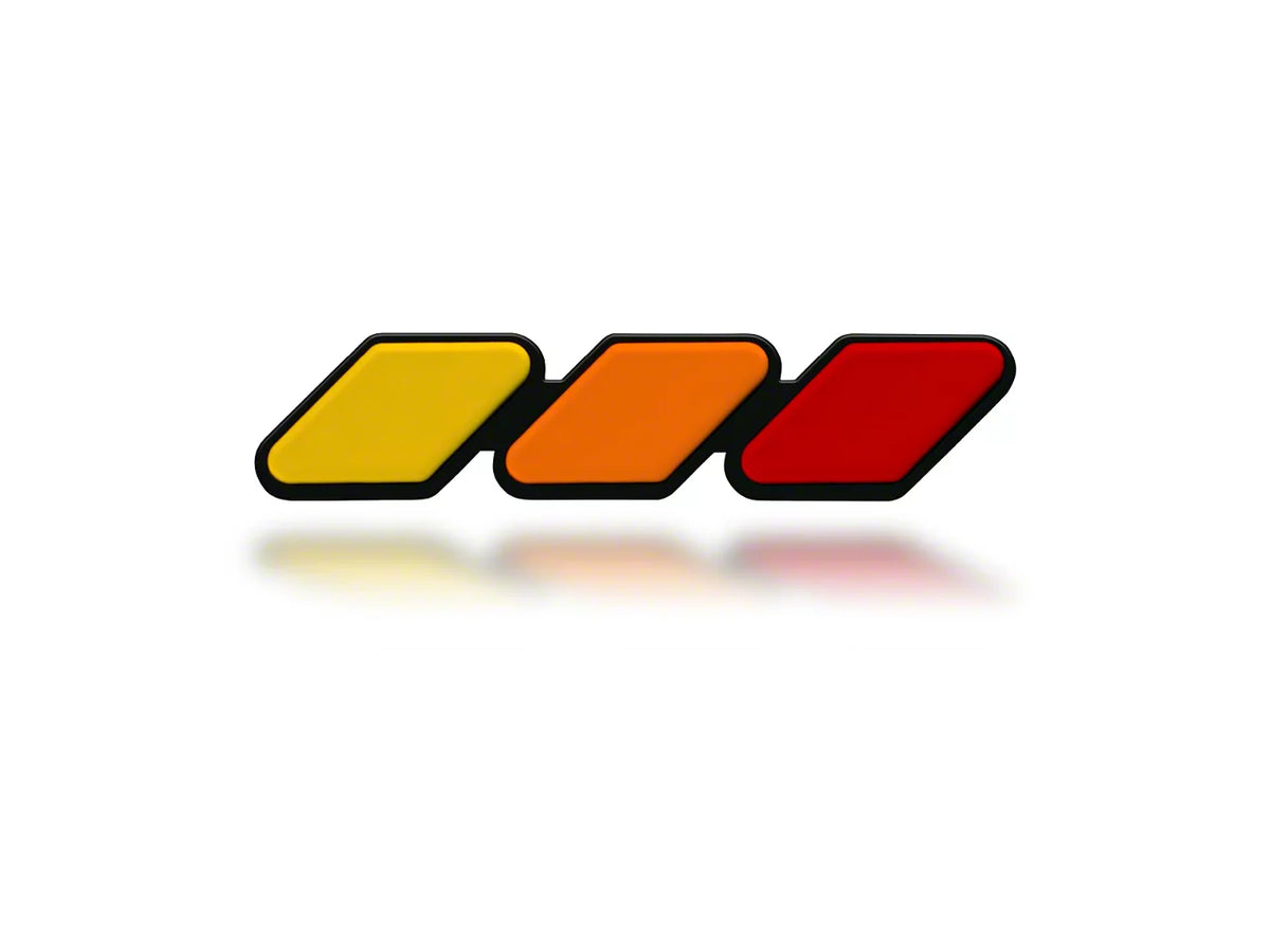 Universal Tri-Color Grille Badge | 4Runner, Tacoma, Tundra & More