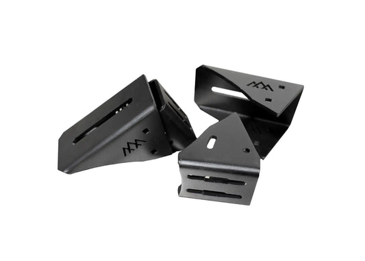 Backwoods Adventure Mods universal bike tray mounts for bed racks.