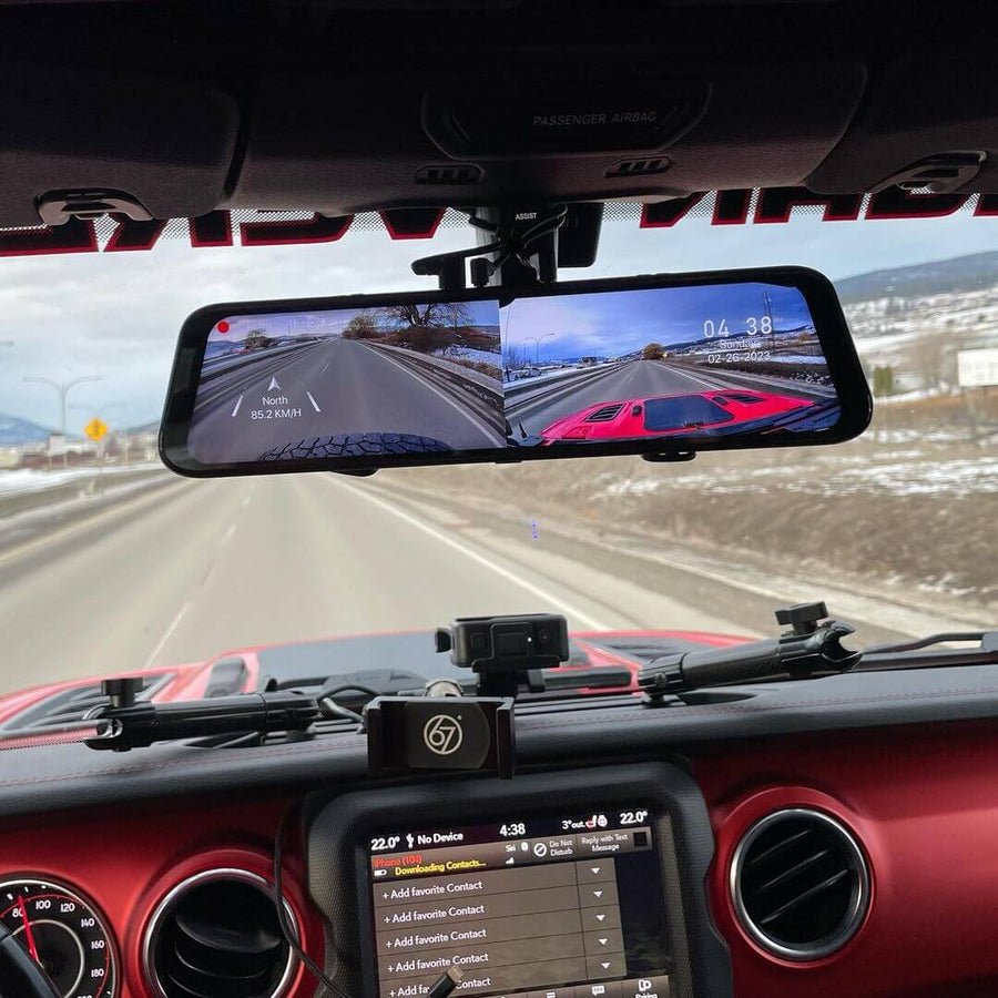 Wolfbox G900 Tri Pro Bumper Dash Cam