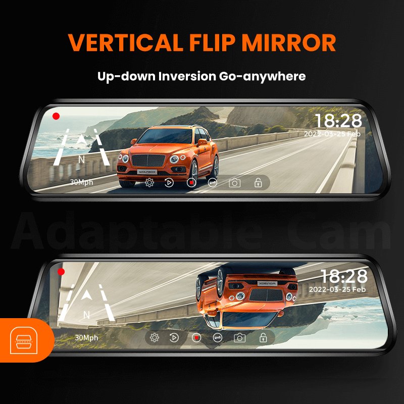 Wolfbox G900 Tri Pro Bumper Dash Cam